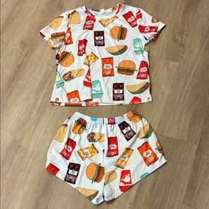 Women’s Taco Bell Pajama Set - Multicolor